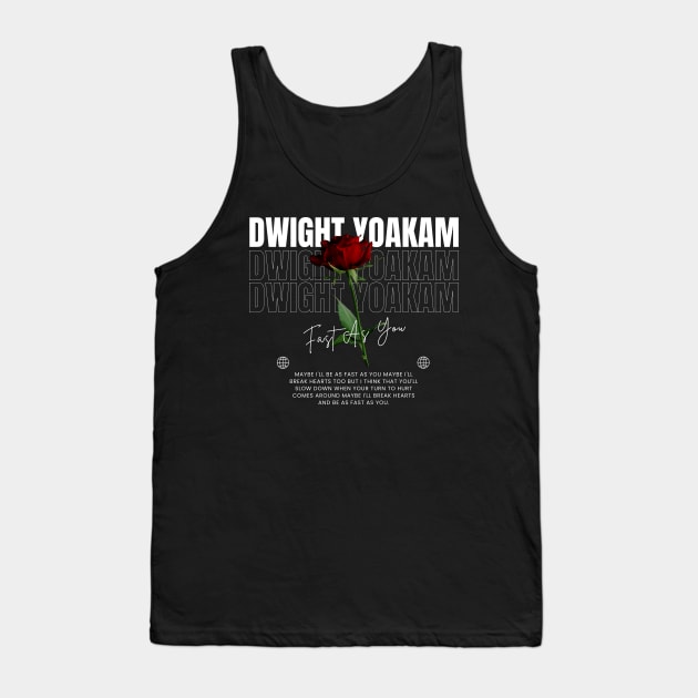 Dwight Yoakam // Flower Tank Top by TOY MACHINE 